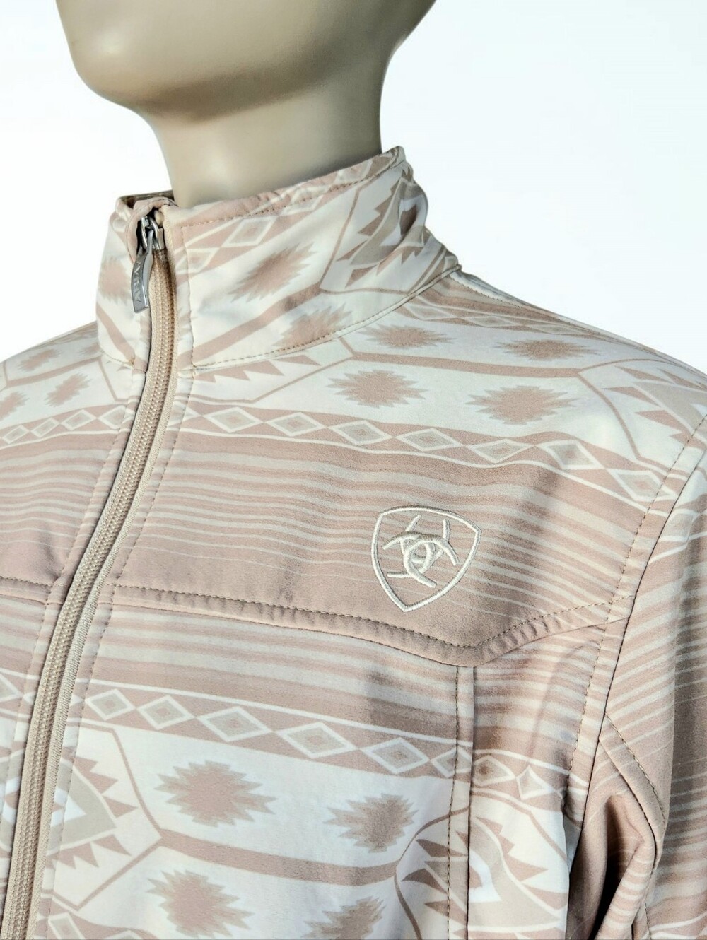 Ariat Tek New Team Southwestern Softshell Jacket Womens L Sahara Western Aztec - Picture 3 of 16